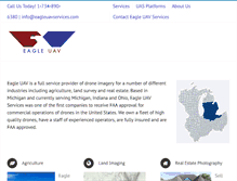 Tablet Screenshot of eagleuavservices.com